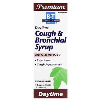 Сироп від кашлю та бронхіту, Childrens Cough & Bronchial Syrup, Boericke & Tafel, денний, 240 мл   