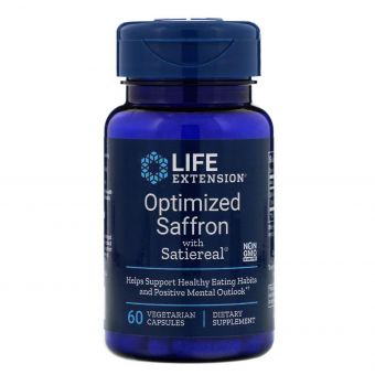 Шафран з Satiereal, Saffron, Life Extension, 60 капсул