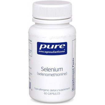 Селен (селенометіонін), Selenium (selenomethionine), Pure Encapsulations, 60 капсул