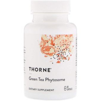 Зеленый чай (Green Tea Phytosome), Thorne, 60 капсул