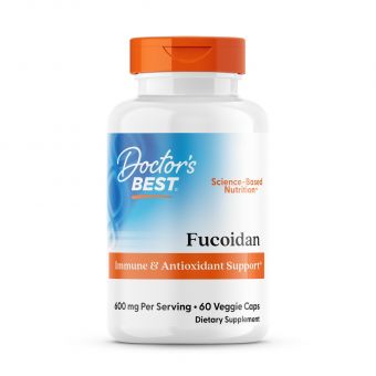 Фукоїдан 70%, Fucoidan 70%, Doctor's Best, 300 мг, 60 вегетаріанських капсул