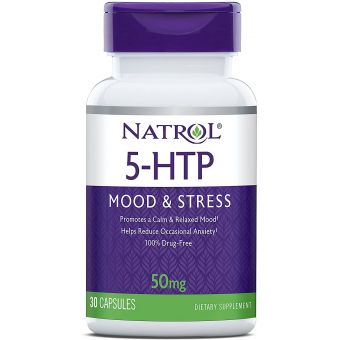 5-гидрокситриптофан, 5-HTP, Natrol, 50 мг, 30 капсул