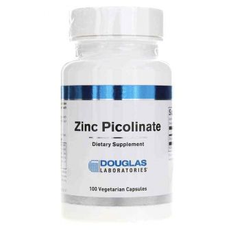 Цинк пиколинат, Zink Picolinate, Douglas Laboratories, 15 мг, 100 вегетарианских капсул