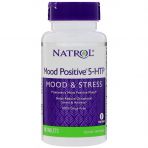 5-гидрокситриптофан (Mood Positive 5-НТР), Natrol, 50 таблеток