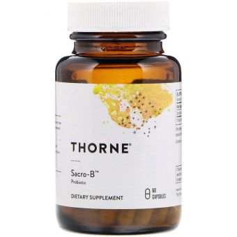 Сахароміцети буларді, Sacro-B Probiotic, Thorne, 60 капсул