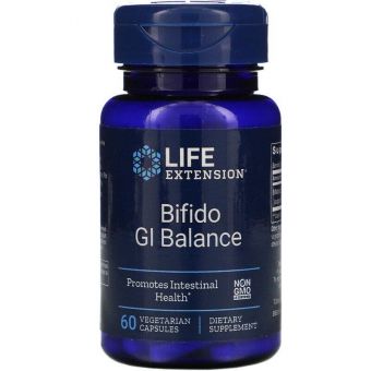 Бифидобактерии, Bifido GI Balance, Life Extension, 60 капсул