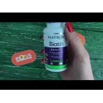 Биотин, Biotin, вкус клубники, Natrol, 5000 мкг, 90 таблеток