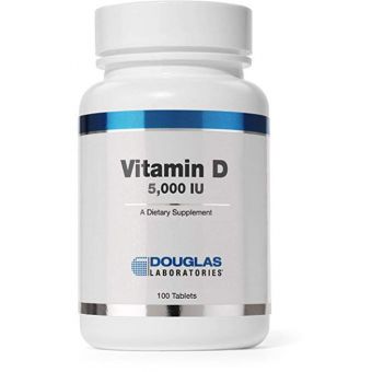 Витамин Д дополненный, Vitamin D (5,000 МЕ), Douglas Laboratories, 100 таблеток