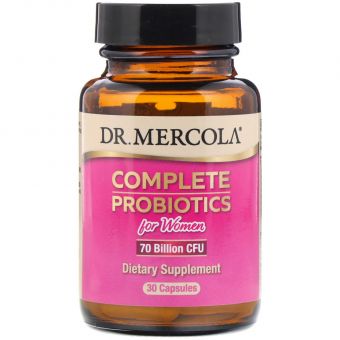 Пробиотики для женщин, Probiotics for Women, Dr. Mercola, 70 млрд. КОЕ, 30 капсул