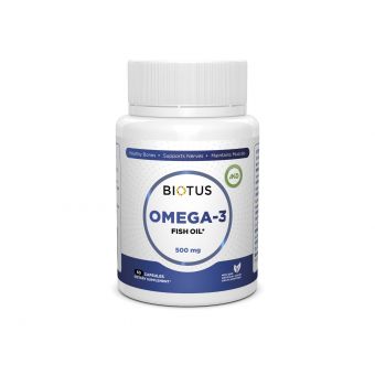 Омега-3 риб'ячий жир, Omega-3 Fish Oil, Biotus, 60 капсул