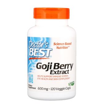 Экстракт Годжи, Goji Berry, Doctor's Best, 600 мг, 120 капсул