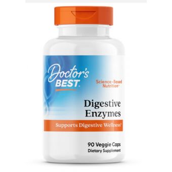 Пищеварительные ферменты, Digestive Enzymes, Doctor's Best, 90 капсул