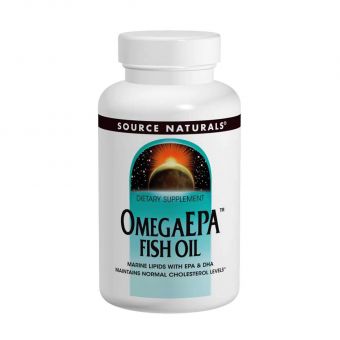 Рыбий жир в капсулах, OmegaEPA Fish Oil, Source Naturals, 1000 мг, 200 капсул