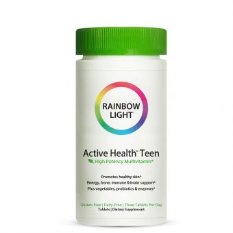 Вітаміни для підлітків з комплексом для шкіри, Active Health Teen, Rainbow Light, 90 таблеток