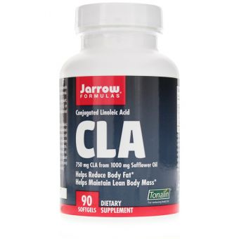 CLA, кон'югована лінолева кислота, Conjugated Linoleic Acid, Jarrow Formulas, 90 кап.