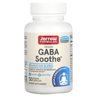 ГАМК (GABA Soothe), Jarrow Formulas, 30 капсул