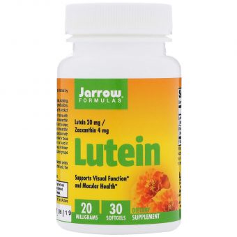 Лютеїн, Lutein, Jarrow Formulas, 20 мг, 30 капсул