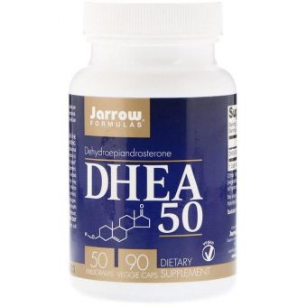 Дегідроепіандростерон, DHEA 50, Jarrow Formulas, 50 мг, 90 капсул