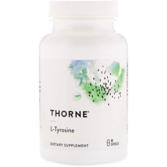 Тирозин, L-Tyrosine, Thorne, 90 капсул