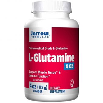 Глутамін, L-Glutamine, Jarrow Formulas, 113 грам