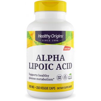 Альфа-липоевая кислота, Alpha Lipoic Acid, Healthy Origins, 300 мг, 150 капсул