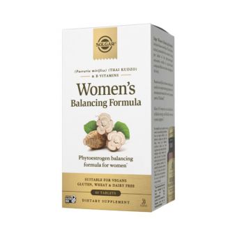 Формула женского баланса, Women’s Balancing Formula, Solgar, комплекс фитоэстрогенов, 60 таблеток