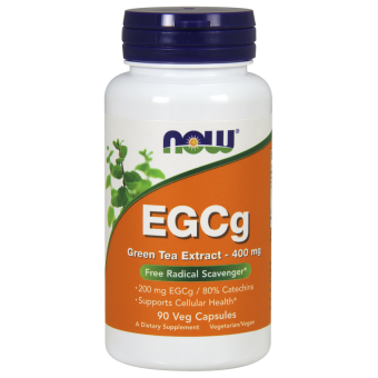 Зеленый чай EGCg (Green Tea), экстракт, Now Foods, 400 мг, 90 капсул