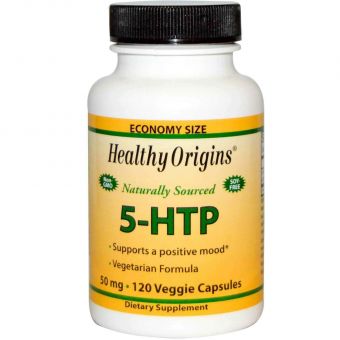 5-гидрокситриптофан (5-НТР), Healthy Origins, 50 мг, 120 к.