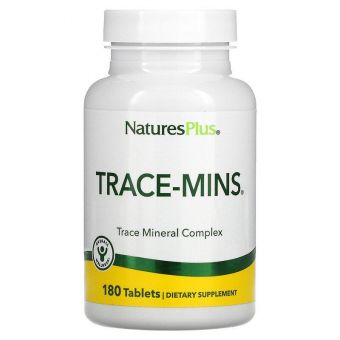 Мультимінерали, Trace-Mins, Nature's Plus, 180 таблеток