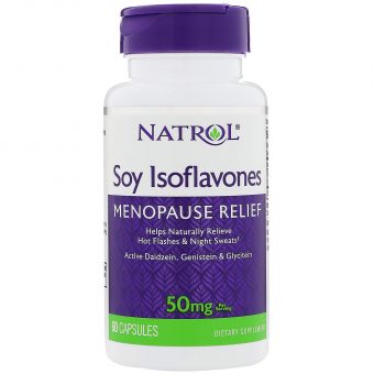 Соевые изофлавоны, Soy Isoflavones, Natrol, 60 капсул