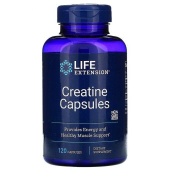 Креатин, Creatine, Life Extension, 120 капсул