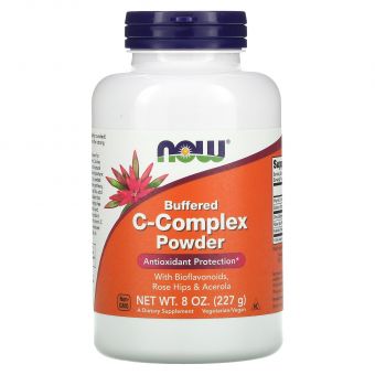 Вітамін С комплекс, буферний порошок, C-Complex, Now Foods, 227 г