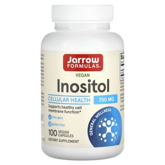 Інозітол, Inositol, Jarrow Formulas, 750 мг, 100 капсул