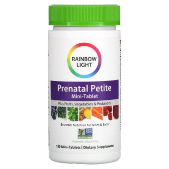 Витамины для беременных, Prenatal, Rainbow Light, 180 таблеток