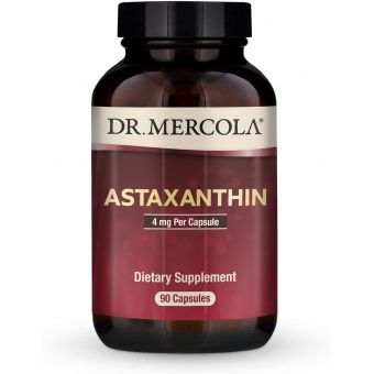 Астаксантин, Astaxanthin, Dr. Mercola, 4 мг, 90 капсул