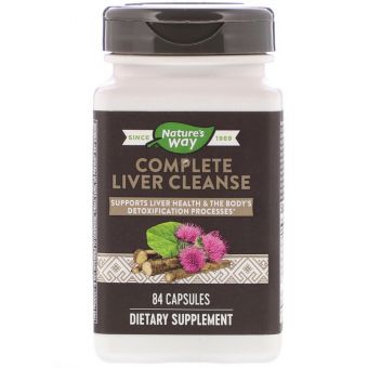 Поддержка печени, Complete Liver Cleanse, Nature's Way, 84 капсулы