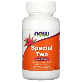 Мультивитамины, Special Two, Now Foods, 120 вегетарианских капсул