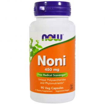 Нони, Noni, Now Foods, 450 мг, 90 вегетарианских капсул