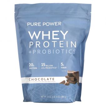 Сывороточный протеин + пробиотики,  Whey Protein + Probiotics, Dr. Mercola, порошок, вкус шоколада, 880 г