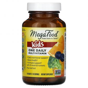 Вітаміни для дітей, Kid's One Daily, MegaFood, 1 в день, 60 таблеток