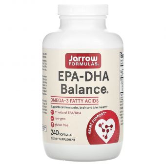 Рыбий жир баланс, EPA-DHA Balance, Jarrow Formulas, 240 капсул