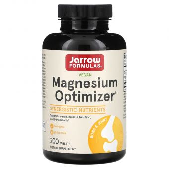 Оптимізатор магнію, Magnesium Optimizer, Jarrow Formulas, 200 таблеток