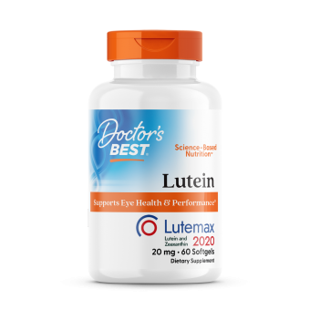 Лютеїн, Lutein, Doctors Best, лютемакс, 20 мг, 60 капсул