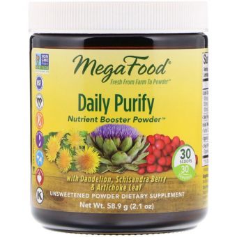 Очищення, Daily Purify, MegaFood, несолодкий, 58.9 грам