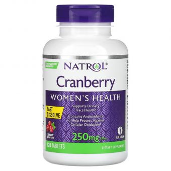 Журавлина екстракт, Cranberry, Natrol, 250 мг, 120 таблеток