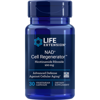  Никотинамид рибозид, NAD+ Cell Regenerator, Life Extension, 100 мг, 30 вегетарианских  капсул