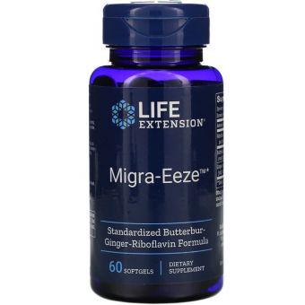 Від головного болю, Migra-Eeze, Life Extension, 60 капсул