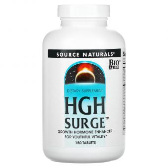 Гормон росту, HGH Surge, Source Naturals, 150 таблеток