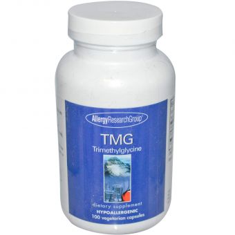 Триметилглицин, TMG Trimethylglycine, Allergy Research Group, 100 капсул