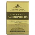 Пробиотики Ацидофилус 40+, Advanced 40+ Acidophilus, Solgar, 60 вегетарианских капсул